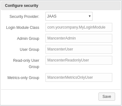 JAAS Configuration