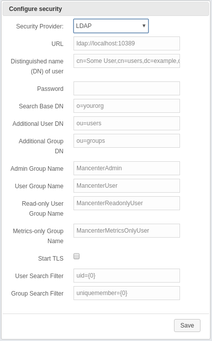 LDAP Configuration