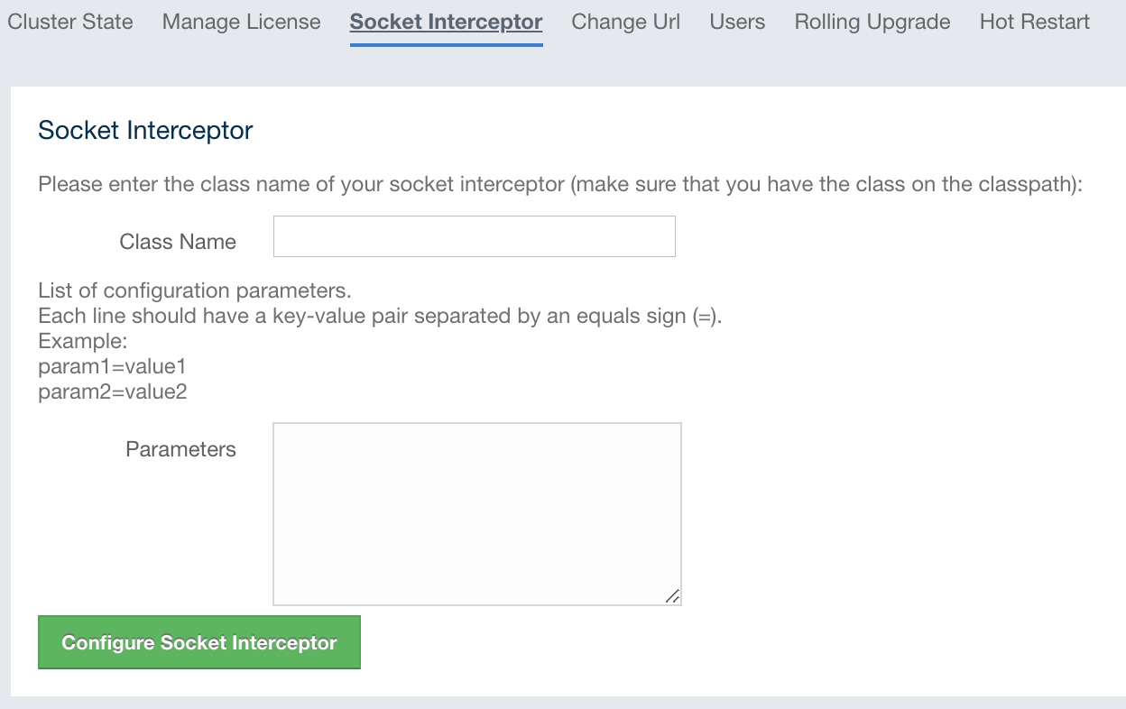 Socket interceptor