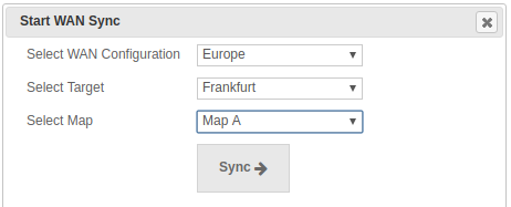 WAN Sync Dialog