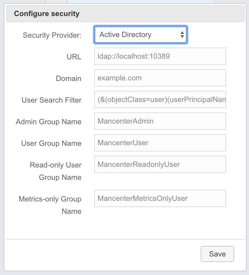 Active Directory Configuration