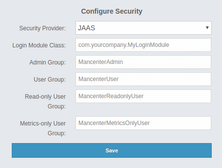 JAAS Configuration