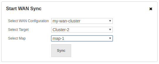 WAN Sync Dialog